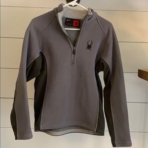 Men’s Spyder Fleece Lined Core Sweater Jacket sz S